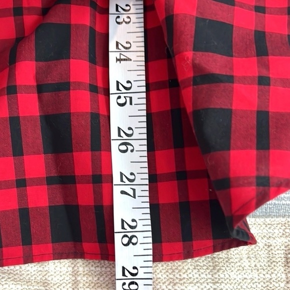 ⭐️Chaps,Ralph Lauren,Top Buffalo Plaid,No-Iron Blouse,Paisley Trim Shirt,Size XL - Picture 11 of 15